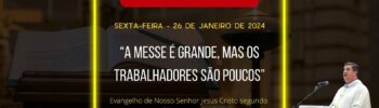 A messe é grande, mas os trabalhadores são poucos