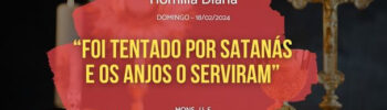 Foi tentado por Satanás e os anjos o serviram